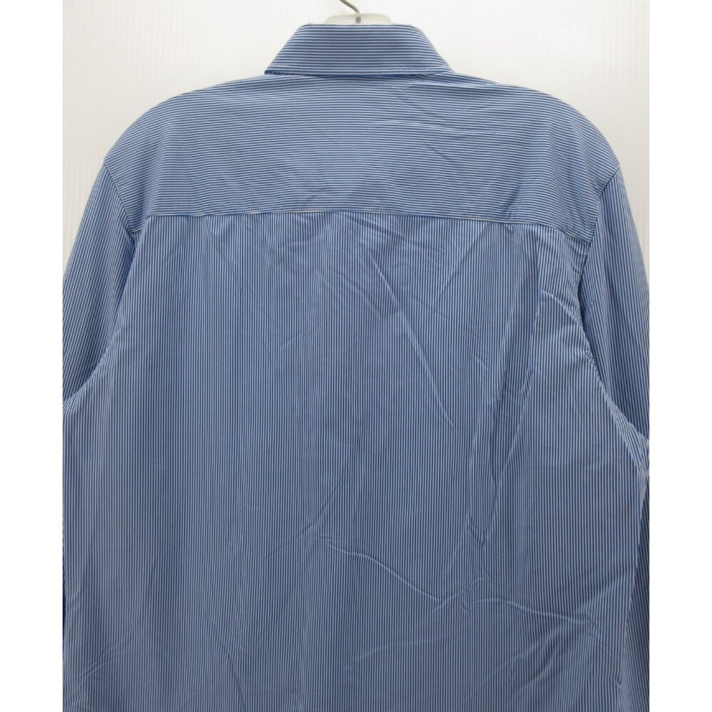 Rhone Shirt Medium Performance Button Down Pinstr… - image 8